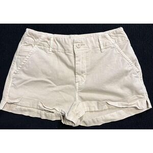 American Eagle Outfitters Shorts Womens 4 Beige Chino Twill Stretch‎ Casual